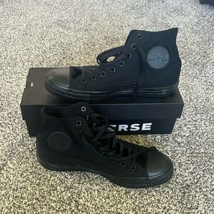 [ Black High Top Converse ]